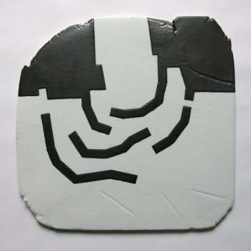 Territori assenyalat XXXV, porcellana, 30 x 30 x 1 cm., 2013_w600_h600